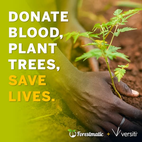 Donate Blood, Save Trees